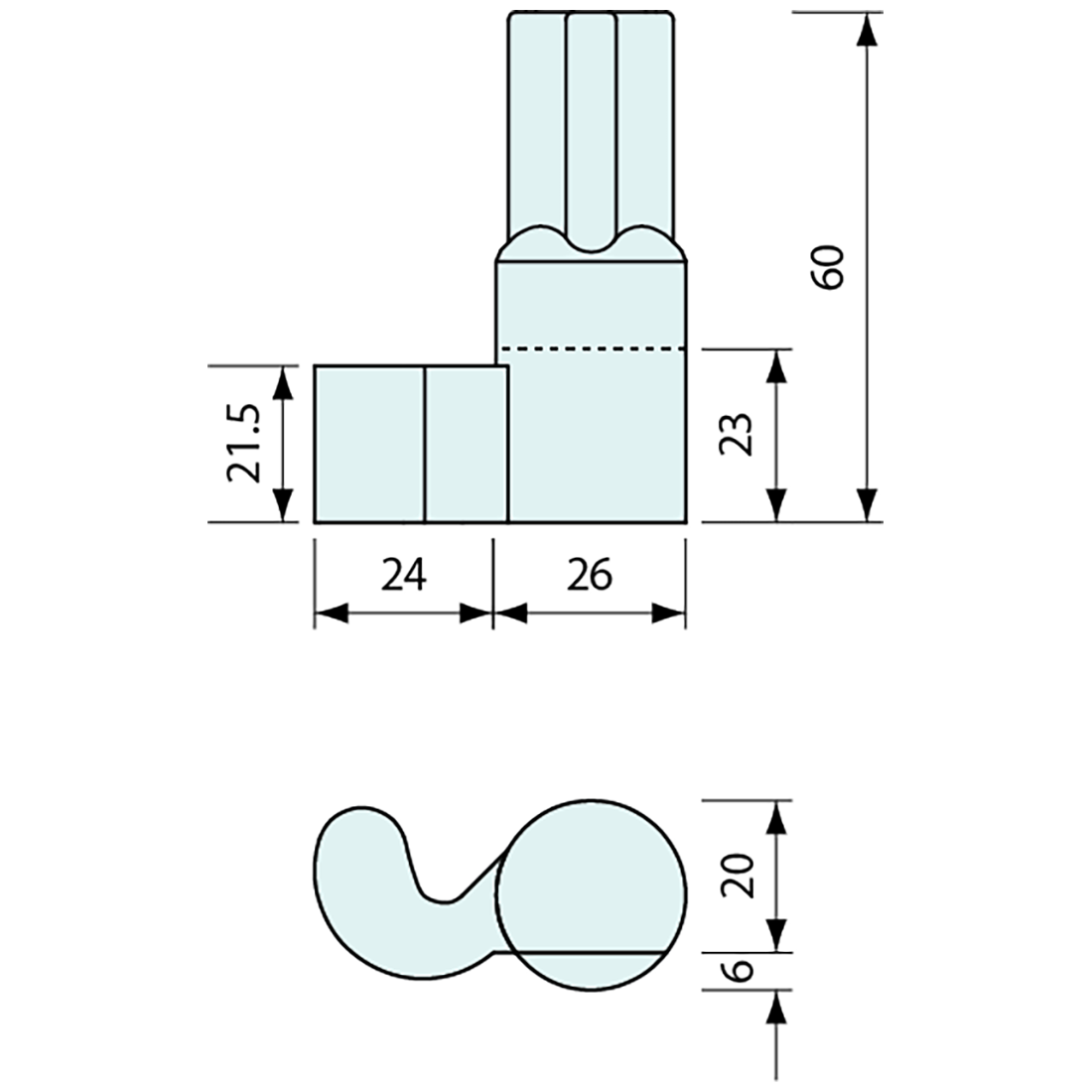 Container Door Latch Bottom Right Hand Claw Zinc