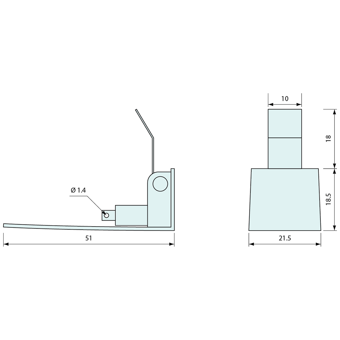 Door Activated Concealed Switch