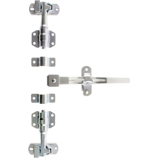 Padlockable Container Door Latch Kit For 27mm Tube Zinc