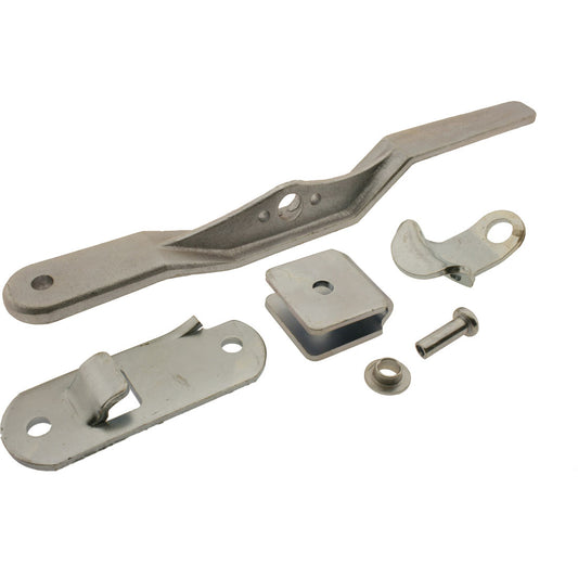 Padlockable Container Door Latch Handle Assembly Zinc