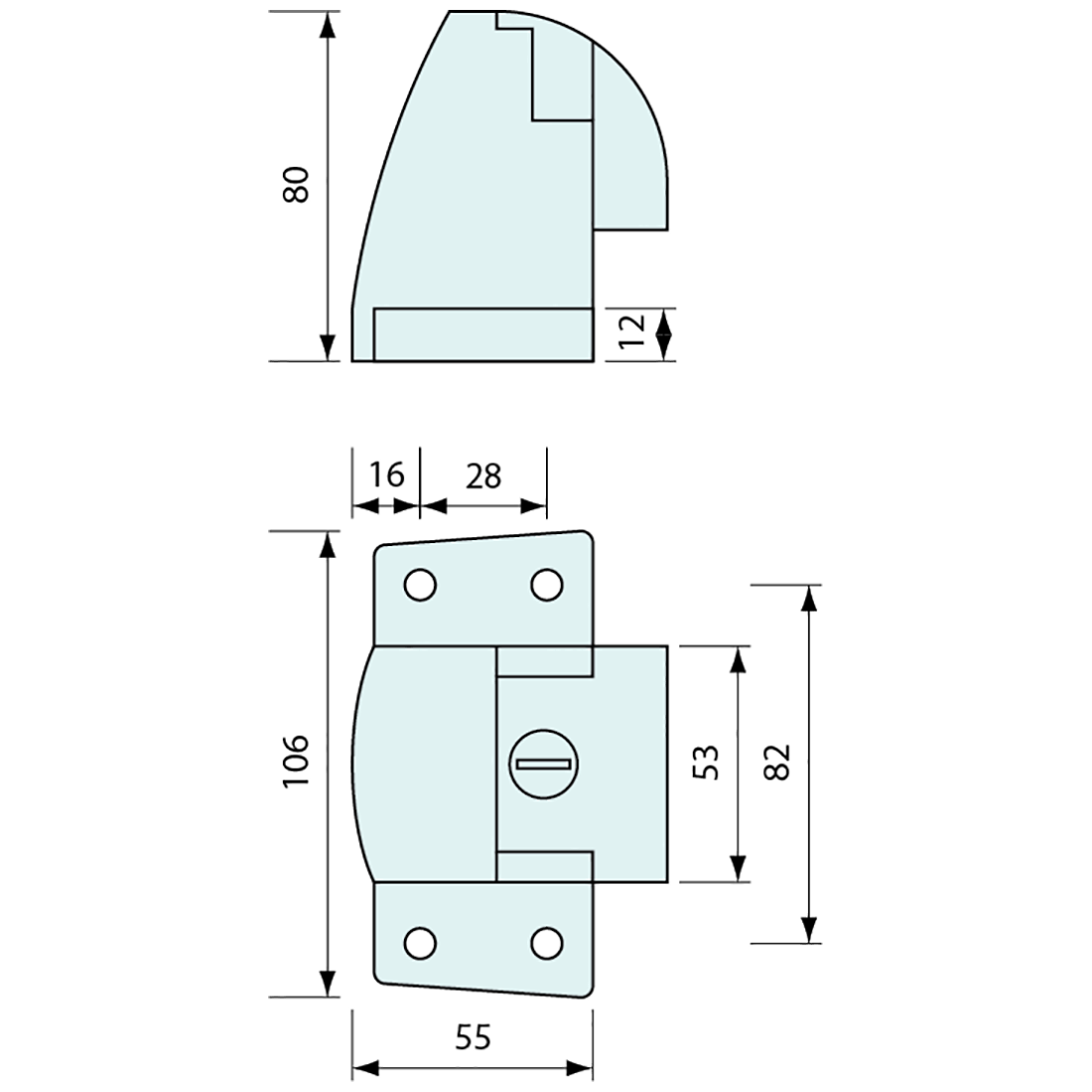 Cooler Latch Heavy Duty Striker Chrome