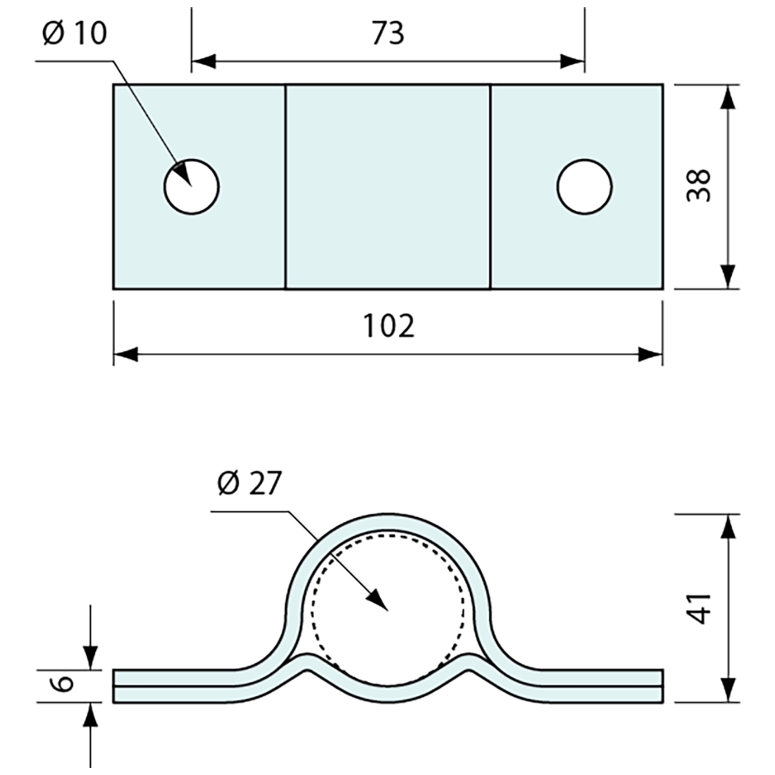 Container Door Latch Bracket Zinc