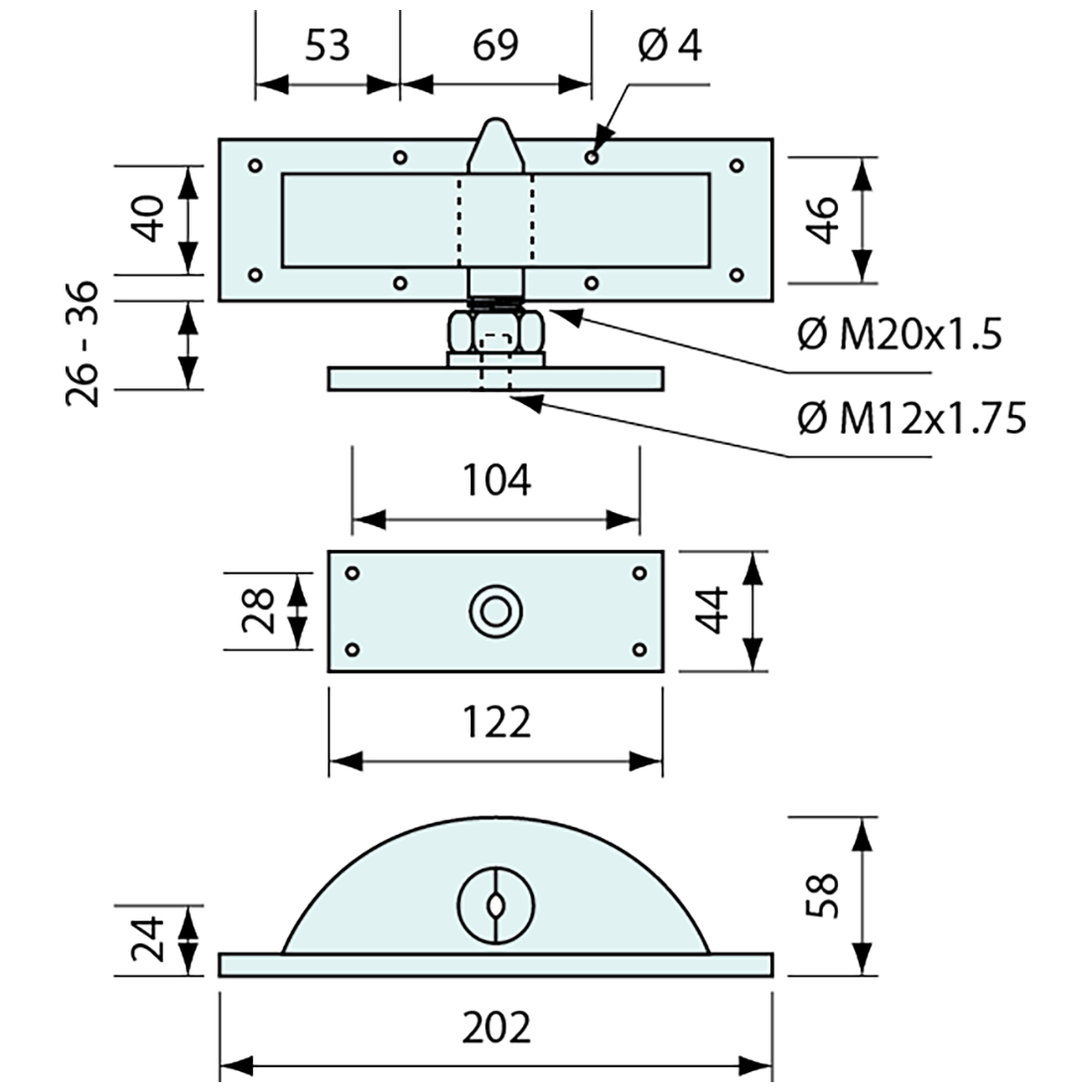 Snuck Lock Padlockable 202mm