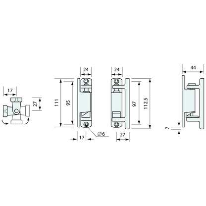 Hinge Packer Nylon Grey 1.5mm - Refridge