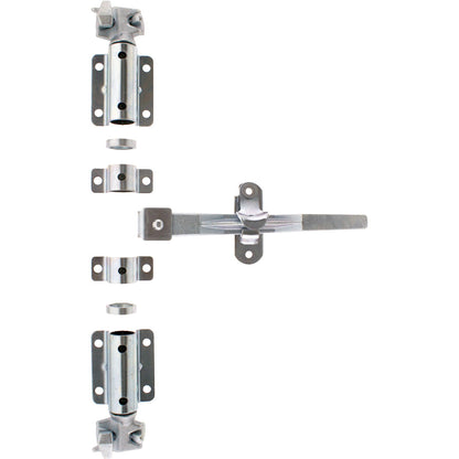 Padlockable Container Door Latch Kit For 34mm Tube Zinc