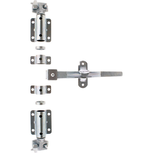 Padlockable Container Door Latch Kit For 34mm Tube Zinc