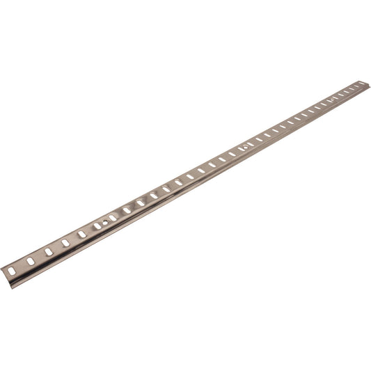 Shelf Strip Stainless Steel 455mm