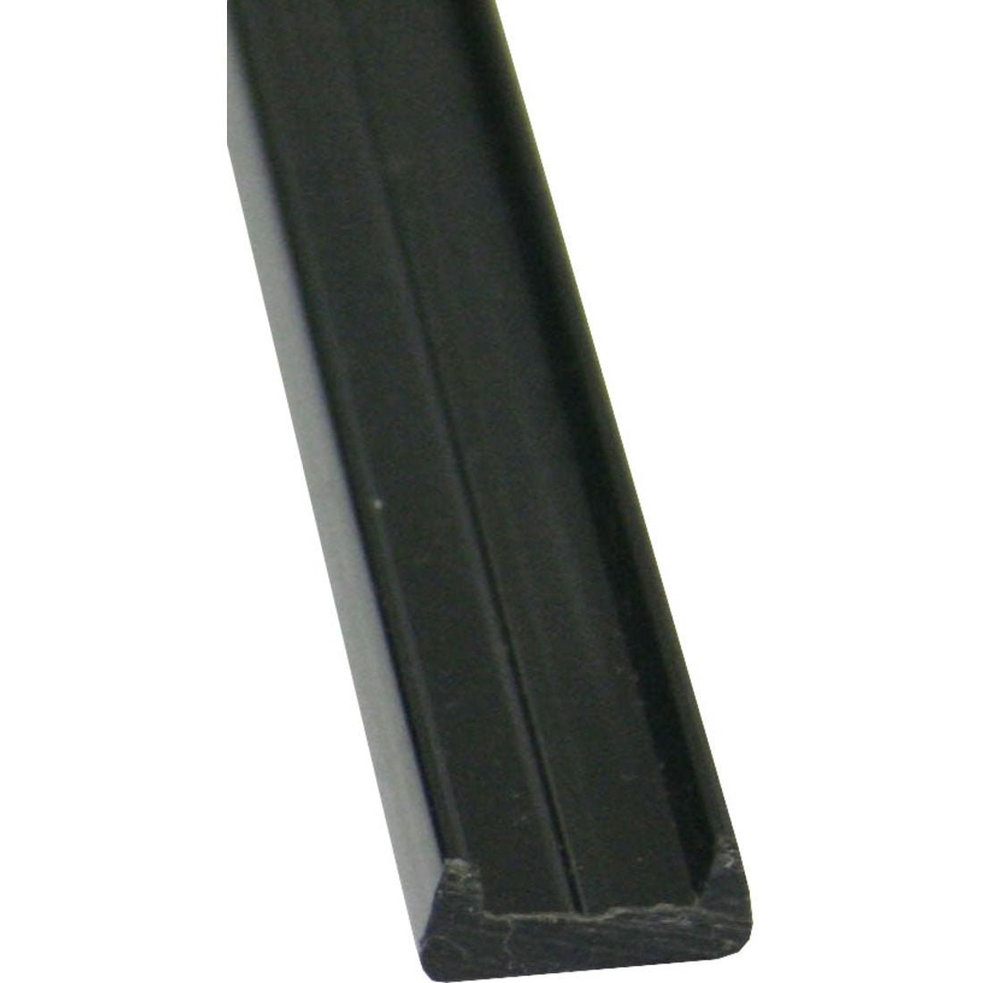 Channel Extrusion Retainer PVC Black 10mm wide 1.5m - Refridge