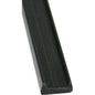 Channel Extrusion Retainer PVC Black 10mm wide 1.5m - Refridge