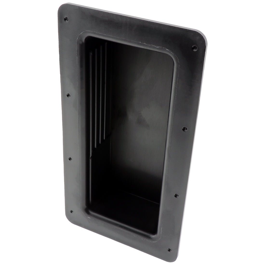 Recessed Black Flush Grab Handle 220mm x 120mm - Refridge