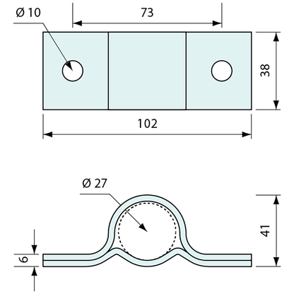 Container Door Latch Bracket Zinc